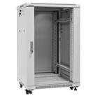 19" Rack skříň S6815/W (15U 600x800mm, pojízdná,matná, šedá)