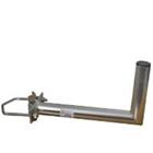 Držák antény 35cm s vinklem, (na stožár 60-140mm), trubka 42/2mm, zinek Galva