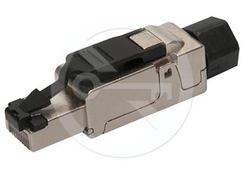 Konektor průmyslový univerzální RJ45 CAT6A STP, samořezný