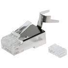 Konektor RJ45 CAT6A STP 8p8c stíněný skládaný na drát KRJS45/6ASLD Solarix 