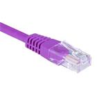 Masterlan patch kabel UTP, Cat5e, 1m, fialový