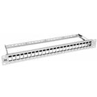 Patch panel 24-portů Keystone PPK24-1U-W