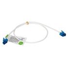 Patchcord UTP [kat, 6A] slim 50 cm bílý