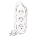 Prodlužovací kabel - 3 zásuvky bílý 3m