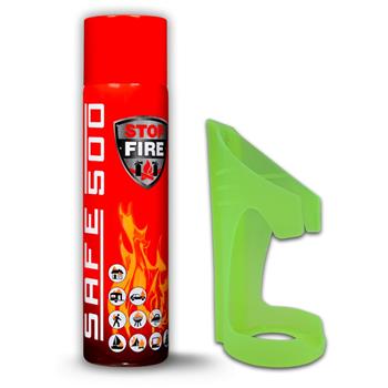 SET Hasicí sprej SAFE 500 RED + držák SAFE 50F