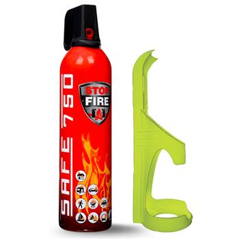 SET Hasicí sprej SAFE 750 RED + držák SAFE 75F