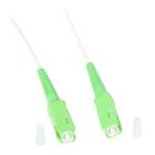 Single-mode patch cord PC-2272W-10 SC/APC - SC/APC, simplex, G.657.A2, 10m bílá