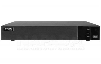 Síťové NVR IPOX PX-NVR0481H-P4 pro 4 IP kamer (8Mpix, 80Mbit,H.265S, HDMI, PoE switch)