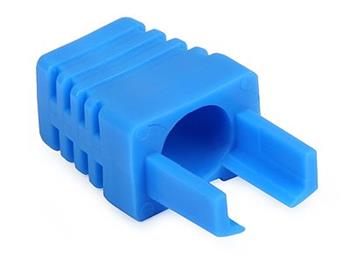 Slim-line kryt modulárního konektoru (RJ-45, modrý) [1 ks]