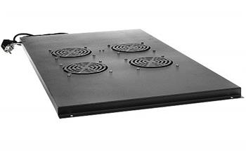 Ventilační panel 4 ventilátory FANR1000 do rack 19"