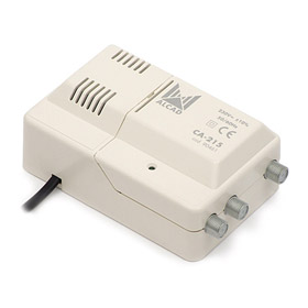 Vnitřní zesilovač Alcad CA-215 (FM/VHF/UHF - 22dB, 12V)