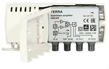 Zesilovač Terra HS-018T (1/2, 88-230 MHz, 470-694 MHz)
